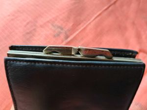 Navy Blue Pure Leather Wallet/Clutch For Females