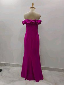 Elegant Pink Evening Gown