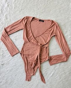 Bershka Ribbed Bodysuit