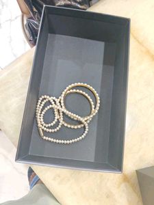 💯 Authentic Pearl Jewelry Set With Bangles