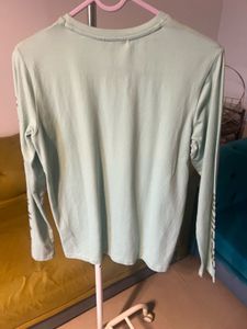 Being Human Mint Colour Full Sleeve Sweatshirt