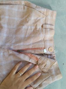 Checkered Beige Pants
