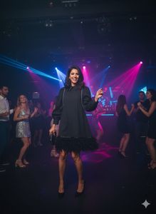 ✨Step Out in Style! Feather &amp; Sparkle Mini Dress🔥