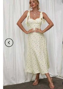 Brand New (Urbanic) Yellow A-line Floral SunDress