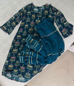 Kurta Plazo Set𐙚