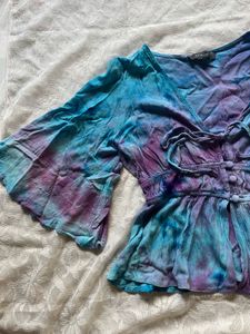 Tie Dye Blouse Top