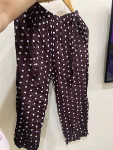 Polka Dot Plazzo Pants