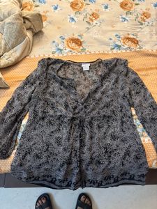 Paisley Print Top