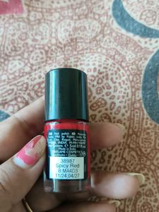 OnColour Red Nail Polish