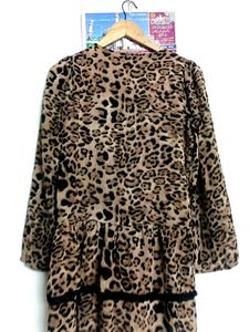 Leopard Print Mini Dress