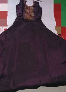 Purple Embellished Kurti