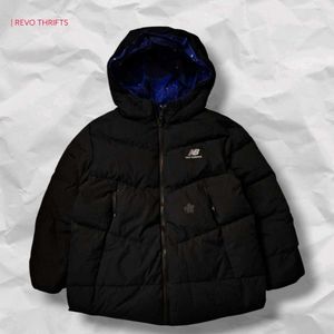 New Balance Black Puffer Jacket Reversible