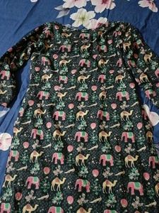 Elephant &amp; Camel Print Dress