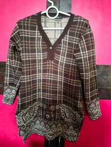 Woolen Stretchable Kurti
