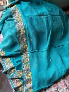 pure goergette parsi gara saree