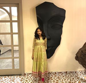 Green Paisley Print Kurti