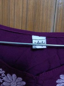 Long Lucknow Work Kurta