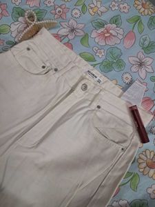 White Wide Leg Jeans