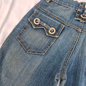 Low Waist Y2K Straight Fit Retro Denim
