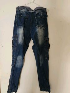 Cargo Jeans with Belt