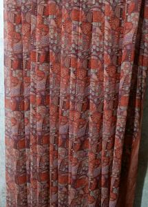 S21 Loose Fabric Saree With Blouse