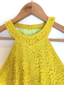 Halter Neck Beautiful  Lace Mini Dress