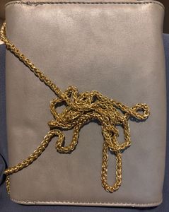 Grey Leather Sling