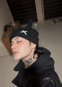 Devil Horn Knit Beanie