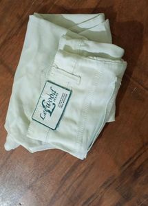White Pant Cotton Mix Stretchable