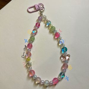 Colorful Beaded Bag Charm