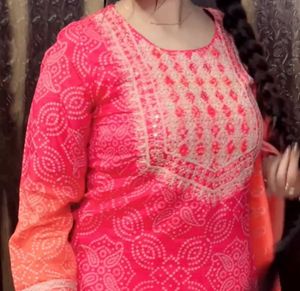 Elegant Pink Kurta Set