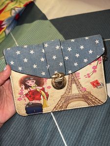 Cute Wallet , Can Be Made Sling bag As Well