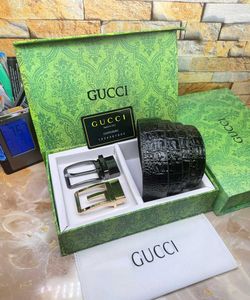Gucci 2 Buckle Belt First Copy
