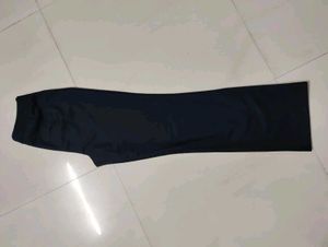 Black Flare Leg Trousers