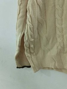 Cable Knit V-Neck Sweater