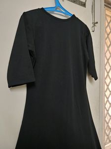 Blocked Fit&amp;flared Dress