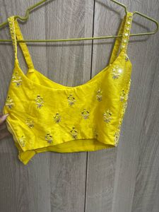 Yellow Heavy Lehenga Choli Set