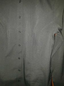 Classic Black Button-Down Shirt