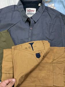 Roadster Pack Of 3 New Solid Shirts