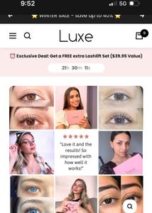 Price Drop‼️Luxe DIY Eyelash Lift Set Brand New