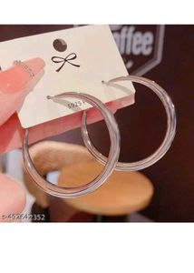 Silver Hoop Earrings