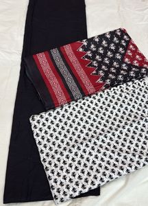 100% pure cotton block print dress material