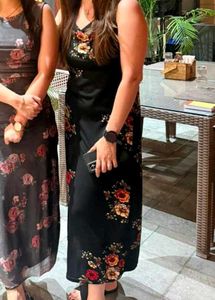 Black Floral Dress