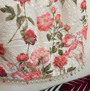 Floral Print Kurta