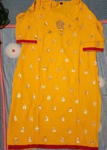 Yellow Sharara And Kurta Set