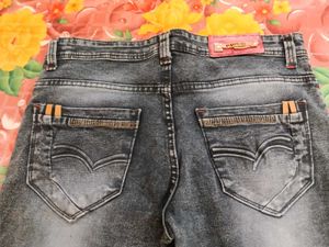 Acid Wash Bootcut Jeans