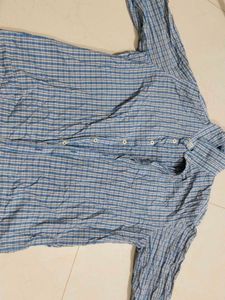 Henry Cotton&#39;s Plaid Shirt - Blue
