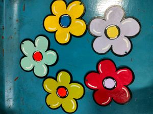 Handcrafted Floral Coaster Set