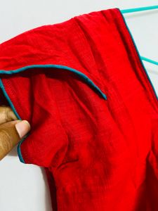 Red Kurtha Top