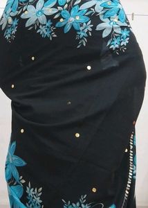 Floral Print Saree
